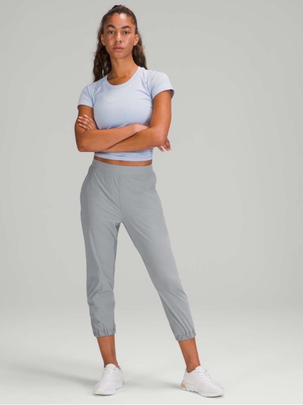 Lululemon Adapted State High-Rise Jogger Crop Rhino Grey size 0